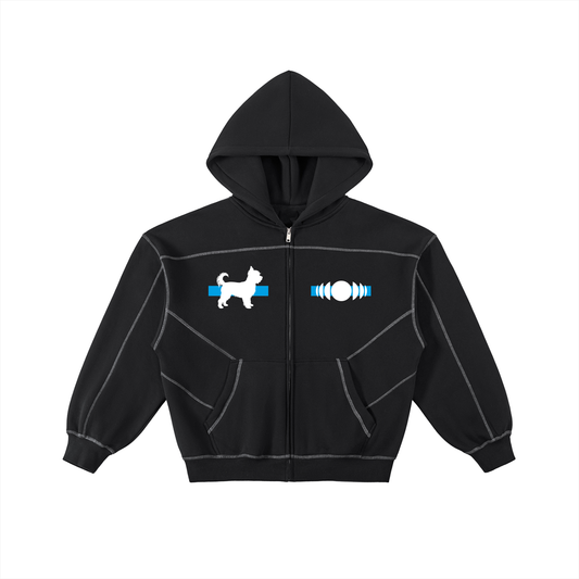 Zip Hoodie Yorkie