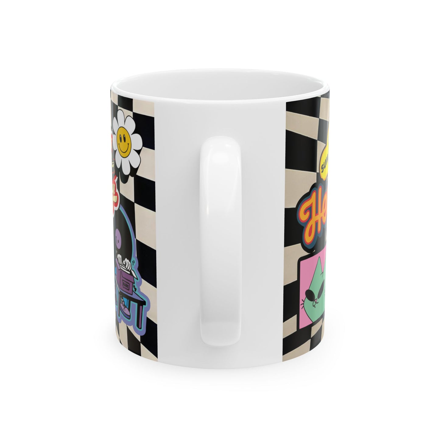 Stiker creativo  Cafe Art (11oz/15oz)