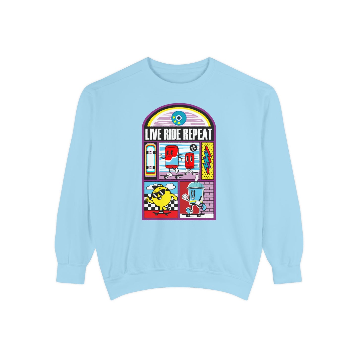 "Live ride Repeat" Swearshirt