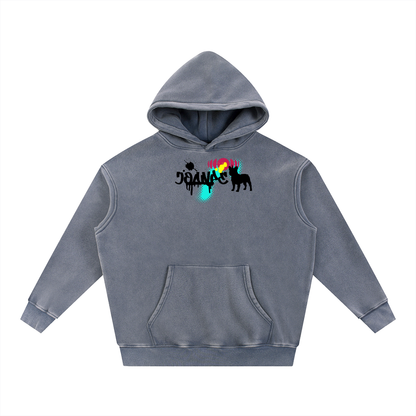 Snow Wash Fleece Oversize Hoodie