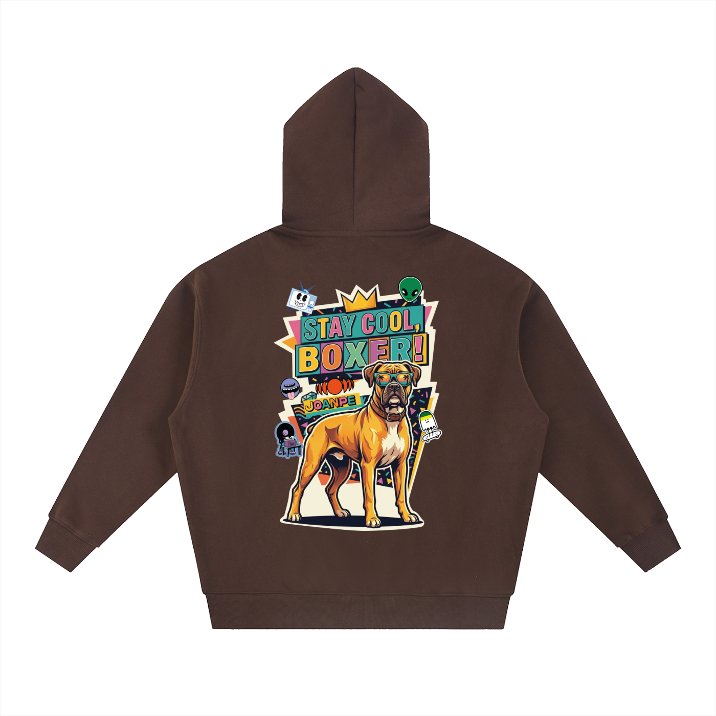 Oversized Fleece Boxy Hoodie Boxer