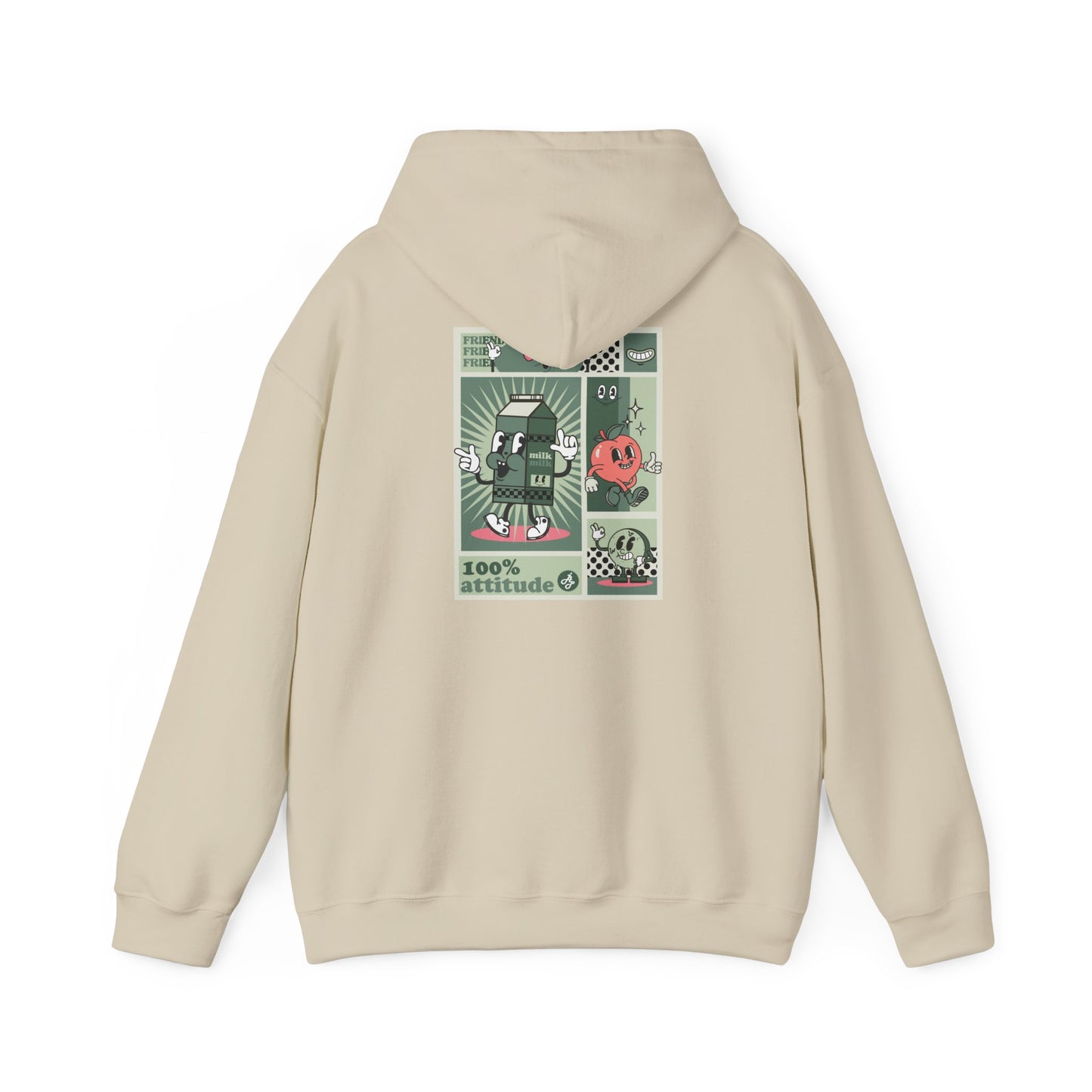 "Friends 100 Actitude" Hoodie