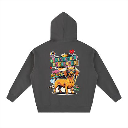 Oversized Fleece Boxy Hoodie Doxie