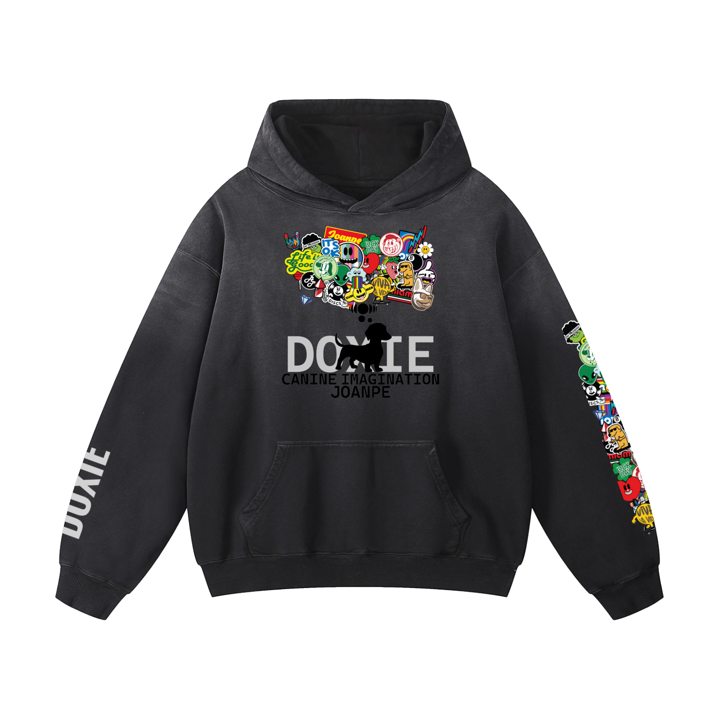 Heavyweight Sunfade Oversized Hoodie Doxie