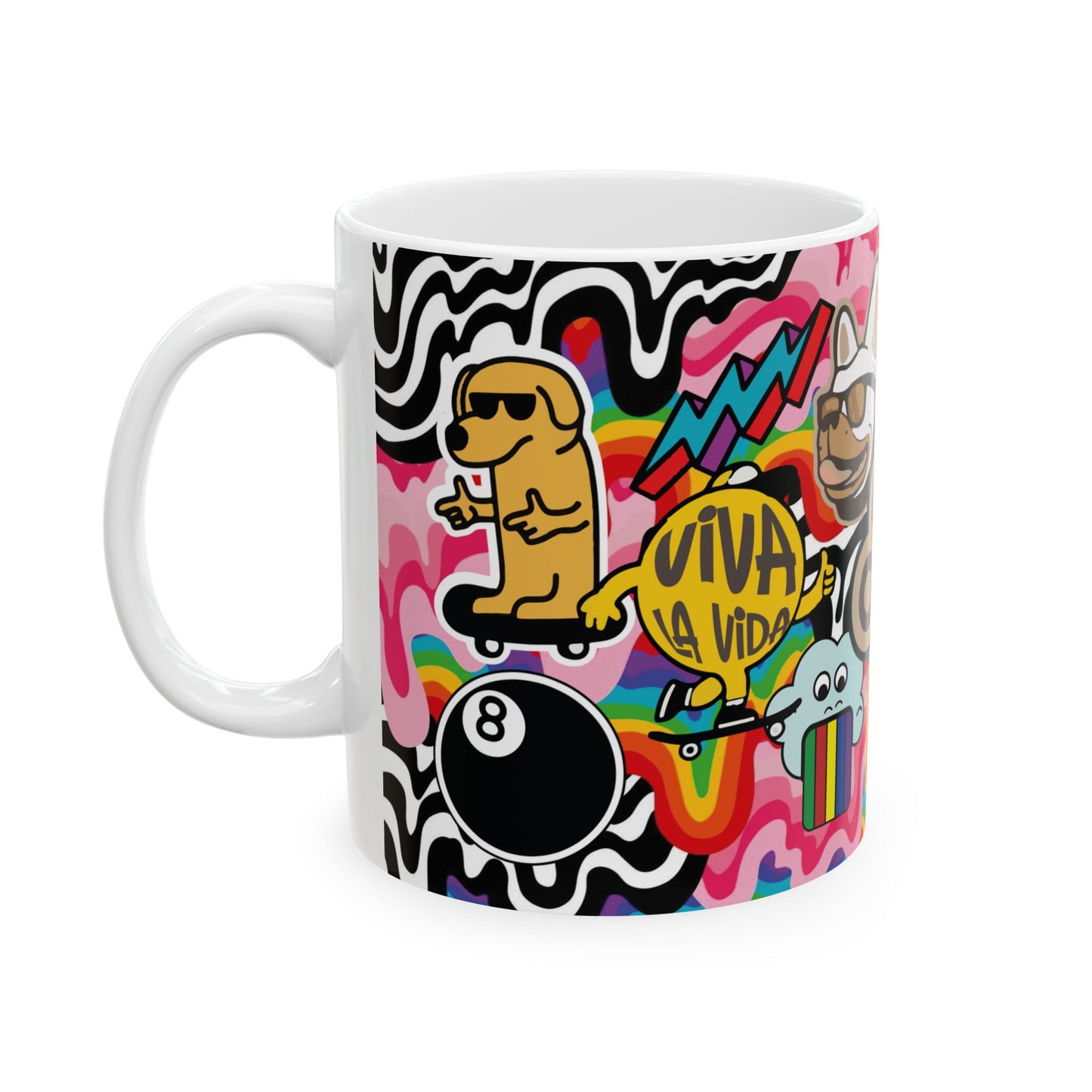 Stiker creativo   3 Cafe Art (11oz/15oz)