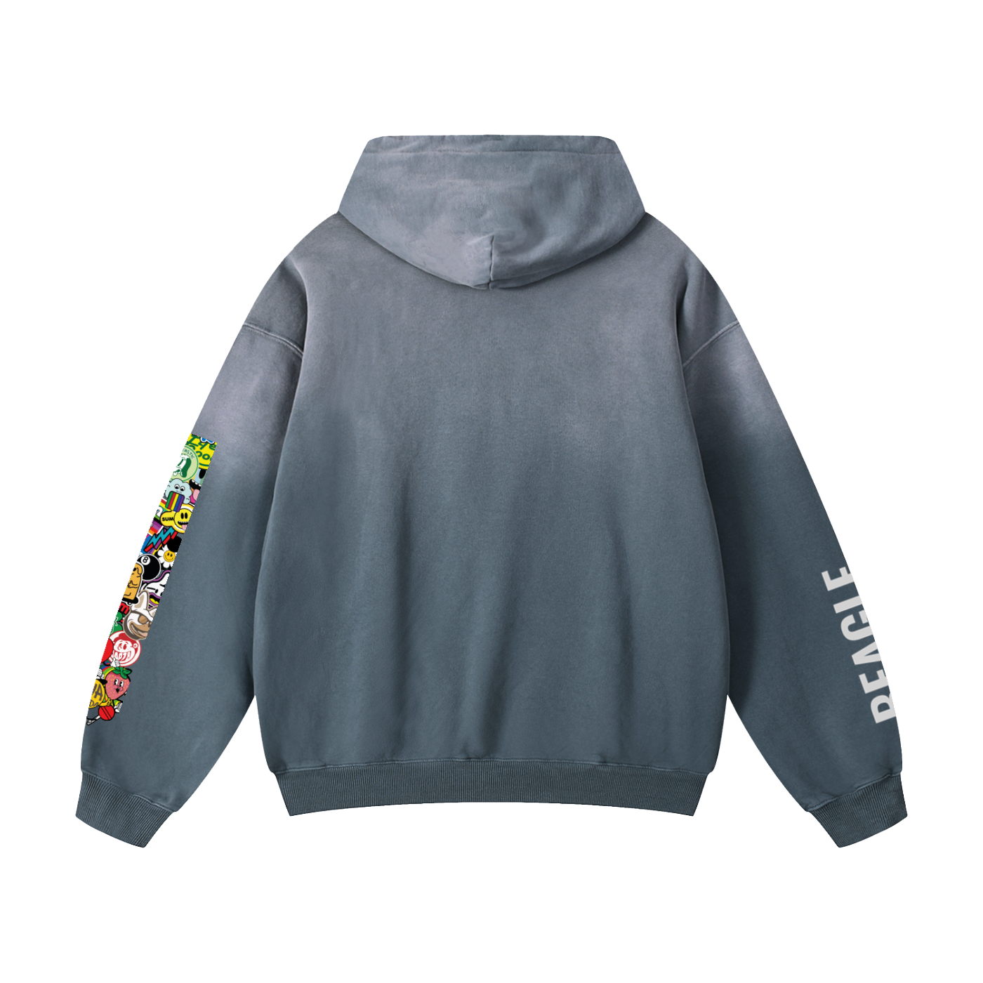 Heavyweight Sunfade Oversized Hoodie Beagle