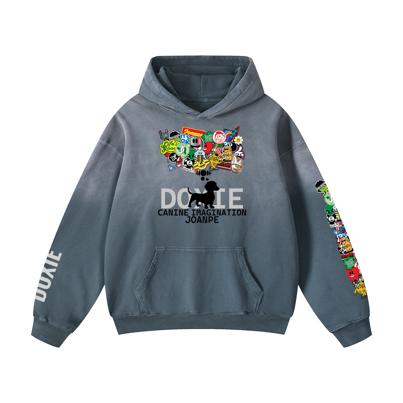 Heavyweight Sunfade Oversized Hoodie Doxie
