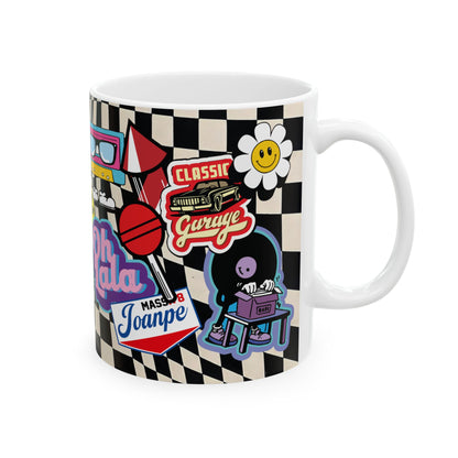 Stiker creativo  Cafe Art (11oz/15oz)