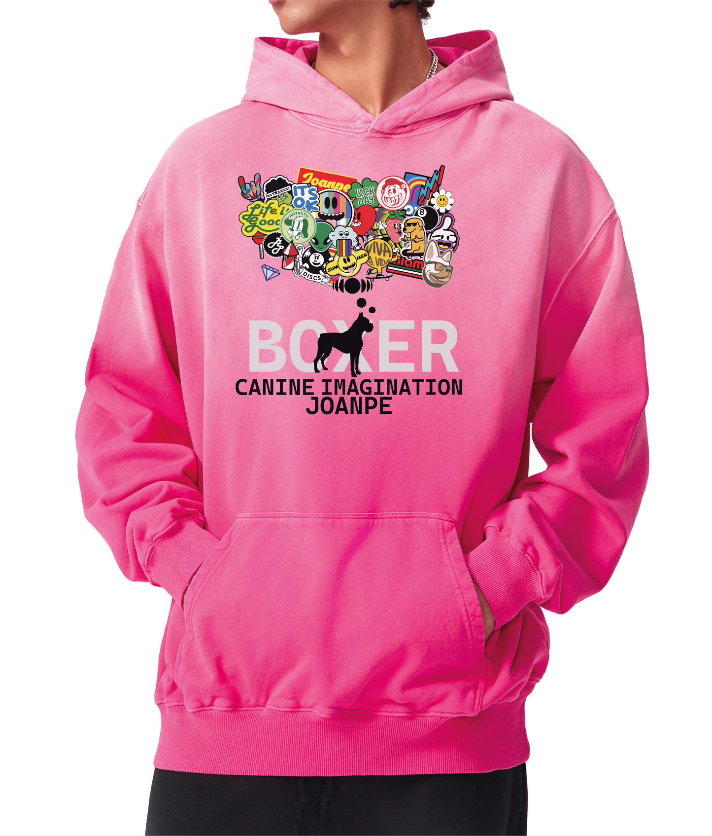 Heavyweight Sunfade Oversized Hoodie Boxer