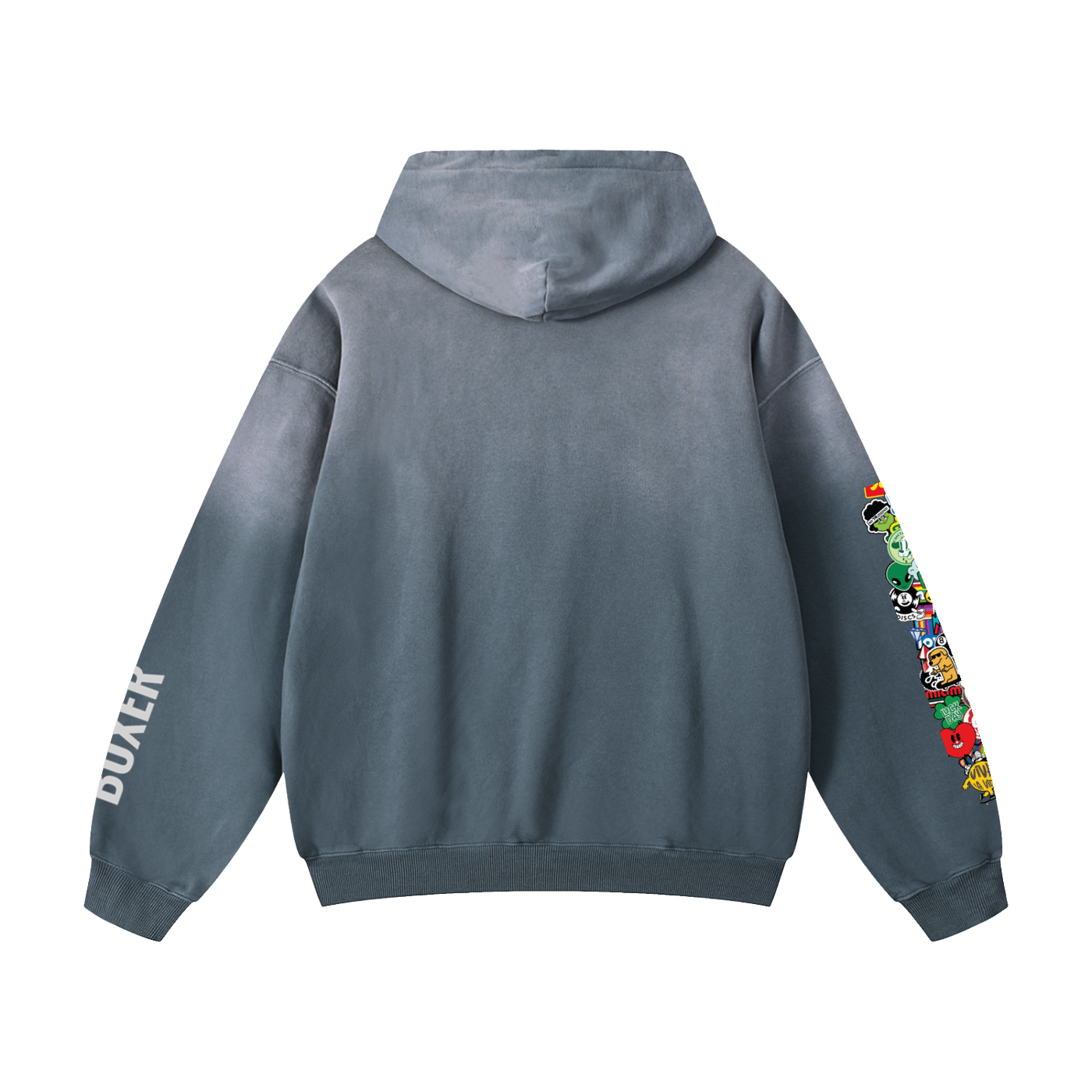 Heavyweight Sunfade Oversized Hoodie Boxer