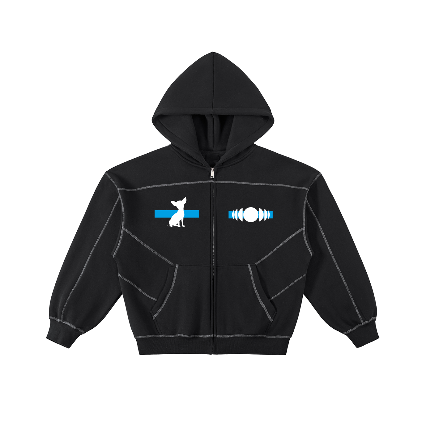 Zip Hoodie Chihuahua