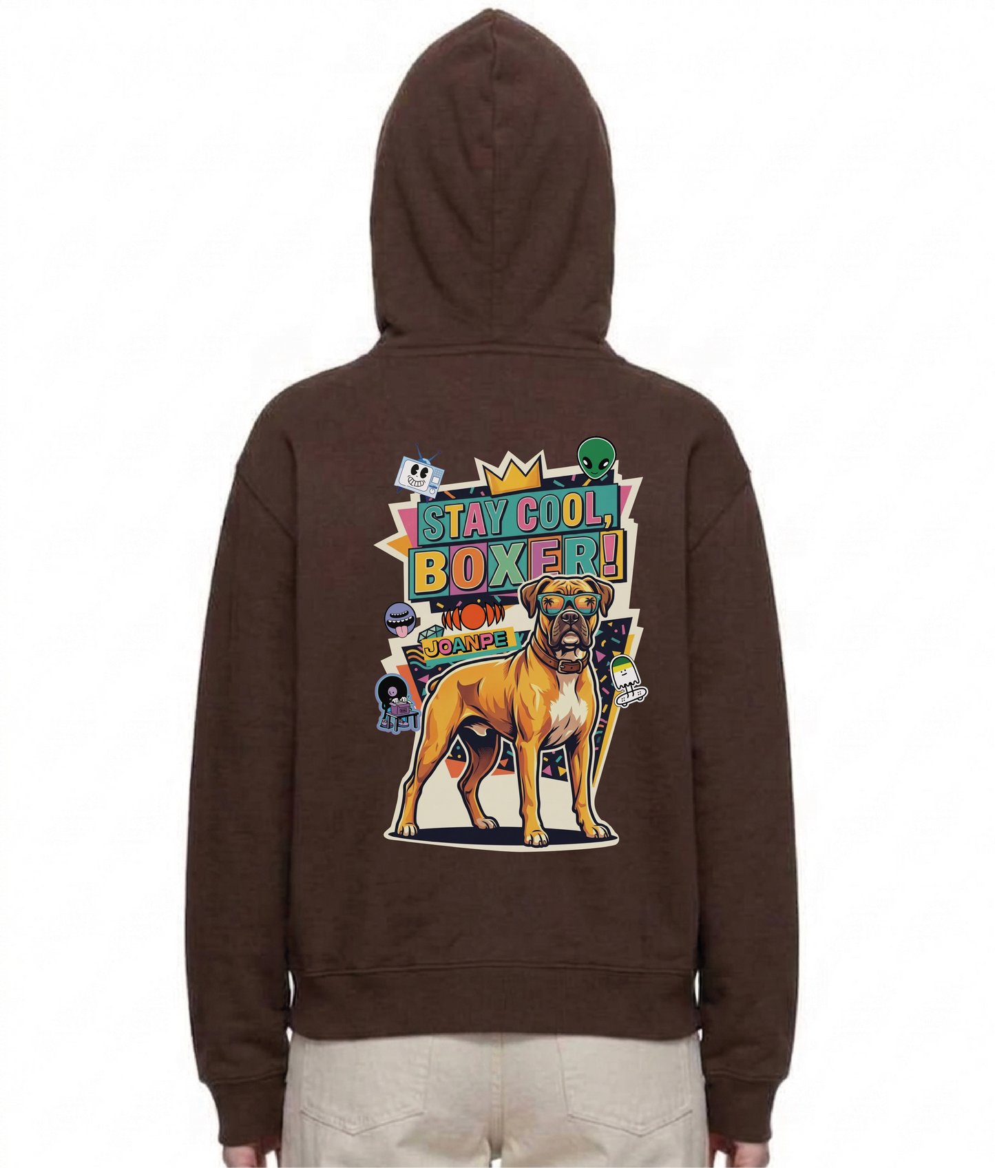 Oversized Fleece Boxy Hoodie Boxer