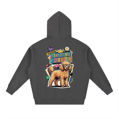 Oversized Fleece Boxy Hoodie Poodle