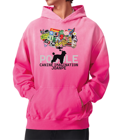 Heavyweight Sunfade Oversized Hoodie Poodle