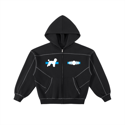 Zip Hoodie Poodle
