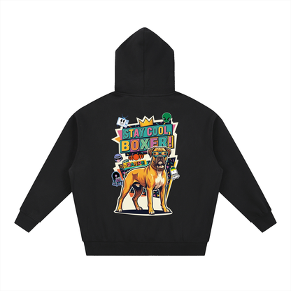 Oversized Fleece Boxy Hoodie Boxer