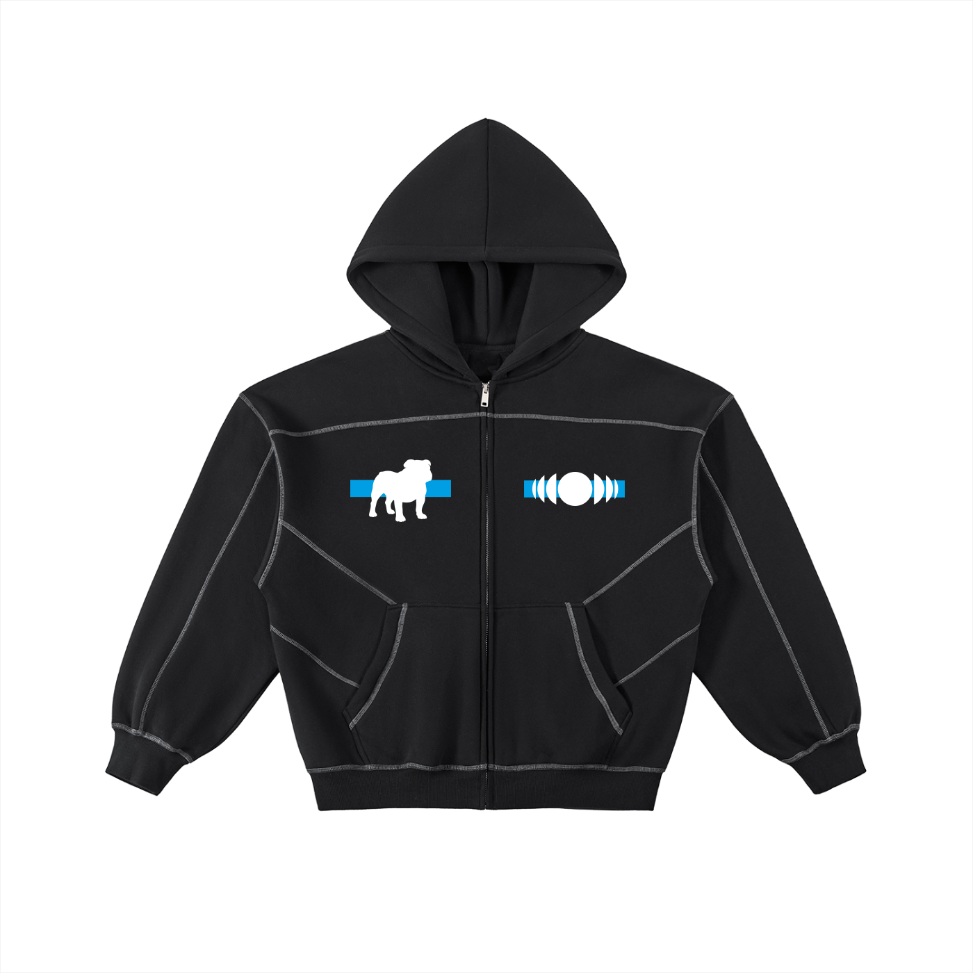 Zip Hoodie Bulldog
