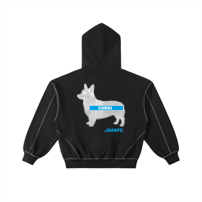 Zip Hoodie Corgi