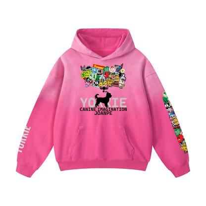 Heavyweight Sunfade Oversized Hoodie Yorkie