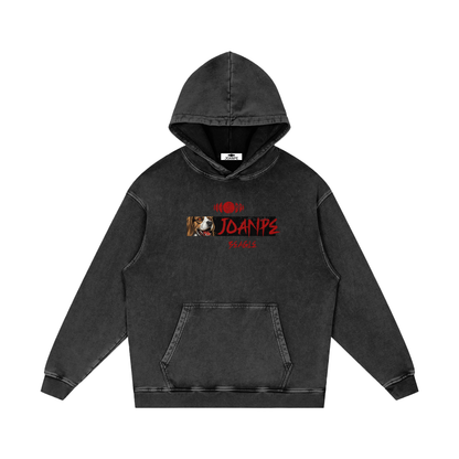 Snow Washed Loose Cotton Hoodie beagle