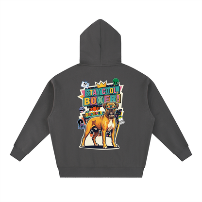 Oversized Fleece Boxy Hoodie Boxer