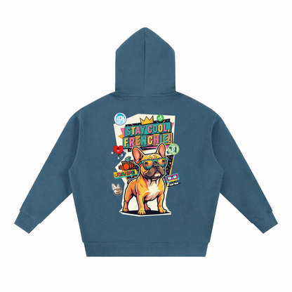 Oversized Fleece Boxy Hoodie Frenchie