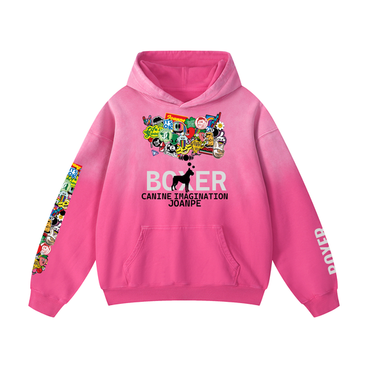 Heavyweight Sunfade Oversized Hoodie Boxer